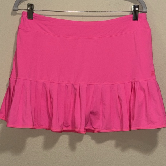 Lilly Pulitzer Luxletic Hot Pink Taye Skort Size Large NWOT - Picture 2 of 12